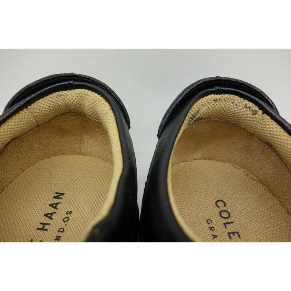 Cole Haan Grand OS Black Leather Adjustable Slip On Shoes Men\'s 9.5 M main image 11